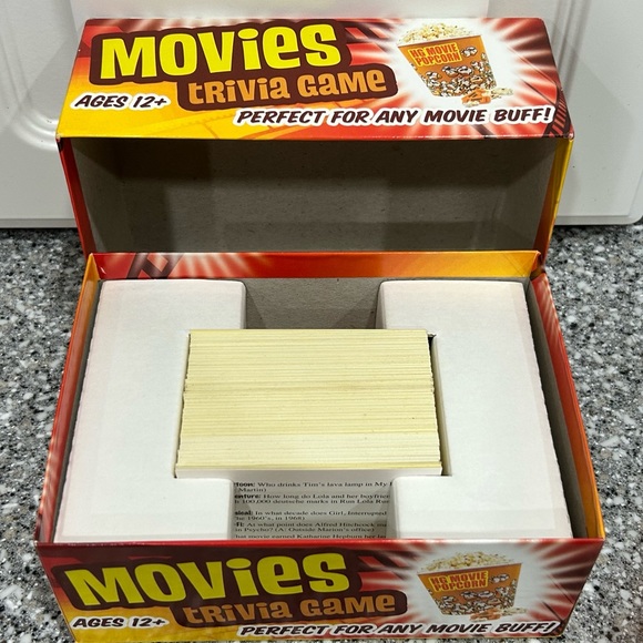 Movies 🎥🍿Trivia Game Fun Cinema Questions Ages 12+ - Picture 2 of 4